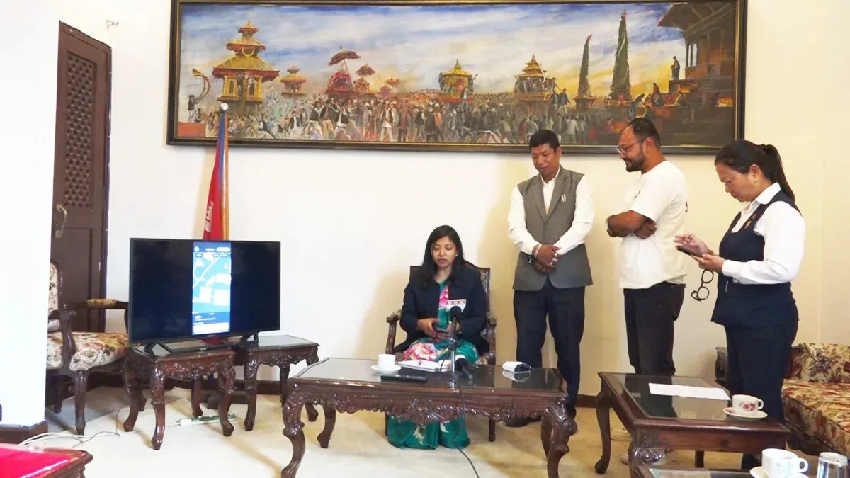 इन्द्रजात्राका गतिविधि र रथयात्राको रुट अब मोबाइल एपमा