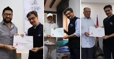 कांग्रेस महाधिवेशन उद्घाटनमा ओली, प्रचण्ड र लामिछानेलाई निम्तो