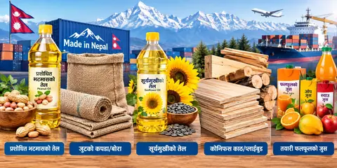 दुई महिनामा ७६ अर्ब रुपैयाँको निर्यात, भटमासको तेल अगाडि