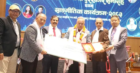 वरिष्ठ कलाकार नीर शाहलाई अमरभावना राष्ट्रिय स्रष्टा सम्मान