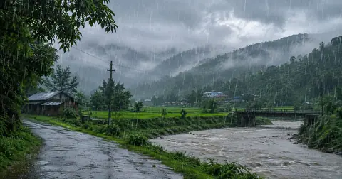 Partly cloudy across the country today, light rain likely in Koshi and Bagmati's mountain and hill areas