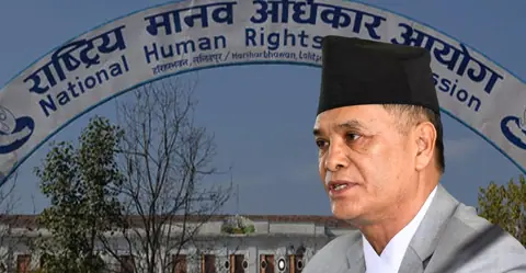 जबरालाई भेट्न पुगेको मानव अधिकार आयोगको टोली प्रहरी कार्यालयको गेटबाटै फर्कियो