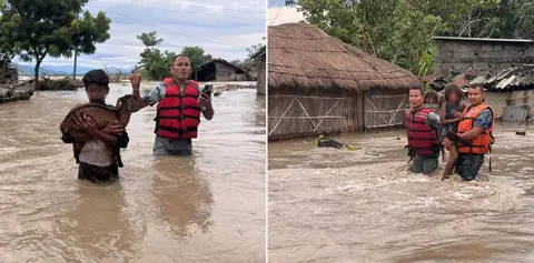 सुस्तामा नारायणीको बाढी पस्यो, हजारभन्दा बढी स्थानीयलाई नारायणीवारि सारियो