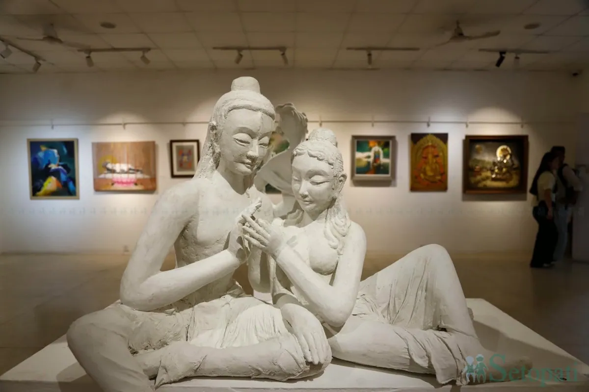 देवीदेवताका कथा समेटिएको कला प्रदर्शनी सुरु भएको छ। किंवदन्तीमा आधारित चित्रहरू राखिएका छन्। प्रदर्शनी असोज २४ गतेसम्म सञ्चालन हुनेछ।