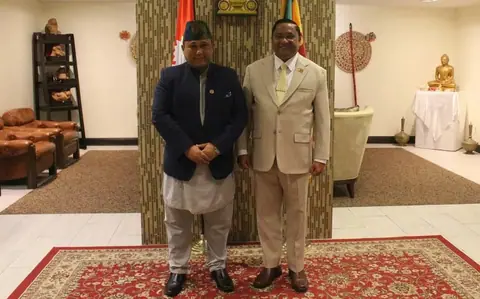 परराष्ट्रमन्त्री खनाल र श्रीलंकाका विदेशमन्त्री हेराथबीच न्युयोर्कमा भेटवार्ता