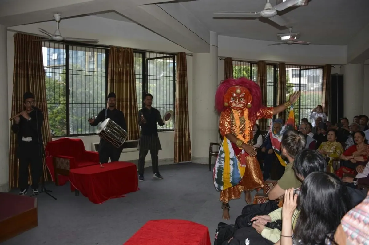 प्रज्ञा–प्रतिष्ठानको 'कथा डबली'मा इन्द्रजात्राको कथा, लाखे र कुमारी नाच; राष्ट्रपति इन्द्रजात्रामा