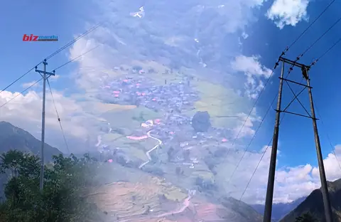 सङ्खुवासभाको विकट हटियामा राष्ट्रिय प्रसारण लाइनको बिजुली