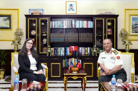 प्रधानसेनापति–अमेरिकी राजदूत भेट, अमेरिकाले हेलिकप्टर र ड्रोन दिने