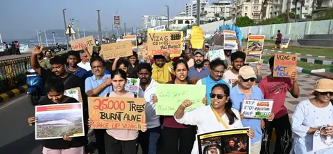 आन्ध्र प्रदेशमा गुगलको एआई डाटा सेन्टरविरुद्ध स्थानीयको विरोध