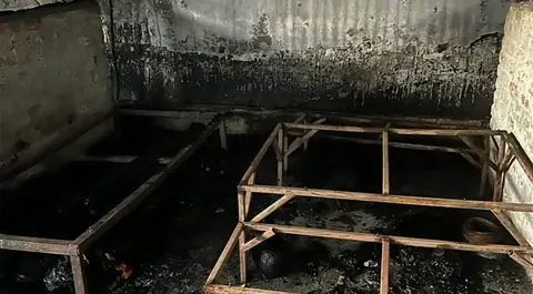 Fire at canteen of body garage in Birtamod kills 65-year-old man