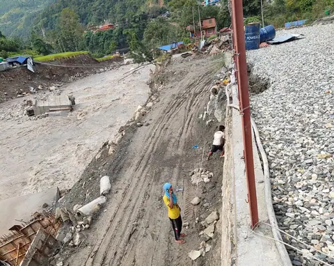 बाढीले क्षति पुर्‍याएको राहुघाट जलविद्युत् आयोजना ११ दिनमै मर्मत, एक युनिटबाट उत्पादन सुरु