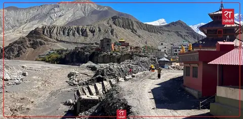 सडक अवरुद्ध हुँदा सोह्र श्राद्धमा कागबेनी सुनसान