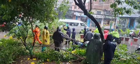 देशका अधिकांश स्थानमा वर्षा, शुक्रबारसम्म जारी रहने, शनिबारदेखि मौसममा सुधार
