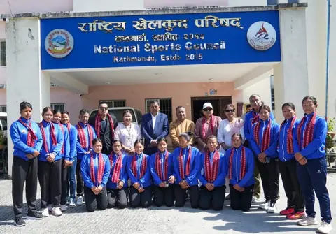 आईएचएफ नेसन्स महिला ट्रफीका लागि नेपाली ह्यान्डबल टोली ढाका जाने