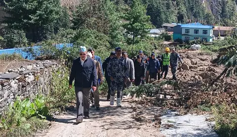 मनाङमा तत्काल अत्यावश्यक काम अघि बढाइने: मुख्यमन्त्री पाण्डे