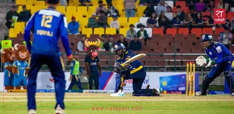 NPL: Lokesh Bam's 87 helps Biratnagar set Karnali a 187-run target