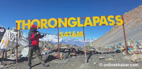 थोरङला पास हुँदै दुई सातामा ७७२ विदेशी पर्यटक मुस्ताङ पुगे