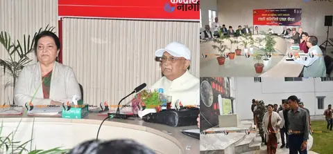 Former president Bhandari takes oath as UML senior leader, attends standing committee meeting