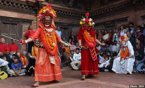 पाटनमा ३६२ वर्ष पुरानो मल्लकालीन अष्टमातृका नाच सम्पन्न