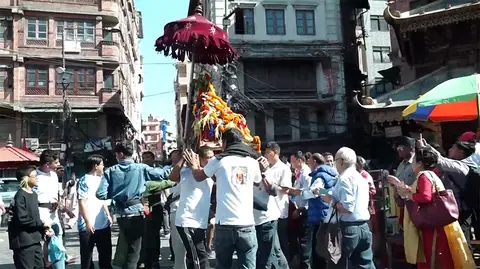 दसैँका जात्रा: पाटनमा अष्टमातृका नाच, असन र दोलखामा खड्ग जात्रा