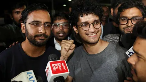 Two Cockroach Janata Party leaders arrested in Delhi released from Tihar jail after seven days