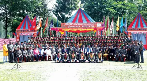 एकैपटक १ हजार २९६ सशस्त्र प्रहरी जवान दीक्षित