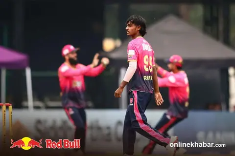 एनपीएल: १७ वर्षीय राहुलको ४ विकेट, काठमाडौँ ११५ रनमै अलआउट, मैदानमा कम दर्शक