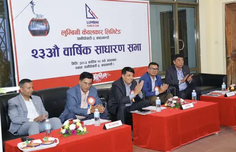 लुम्बिनी केबलकारमा भारतीय पर्यटक २४ प्रतिशतले बढे