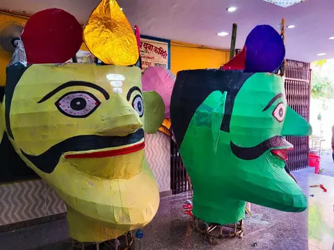 दशमीमा जनकपुरधाममा रावण वधको तयारी अन्तिम चरणमा