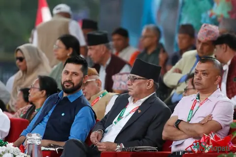 Rabi Lamichhane at Congress convention: Government won't fall; defeat us at polls if we fail