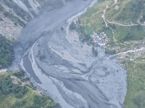 Landslide-dam burst triggers flood in Budhigandaki: ICIMOD's preliminary finding