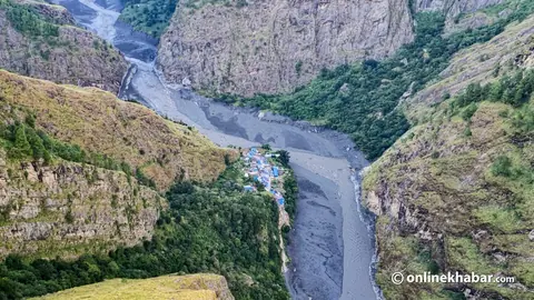 Budhigandaki flood leaves nearly 5,000 homes in northern Gorkha without power