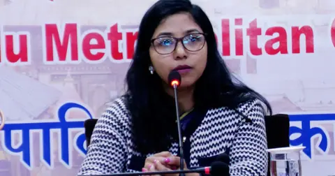 साँघुरा गल्लीका लागि काठमाडौँ महानगरको बाइक एम्बुलेन्स सेवा सुरु
