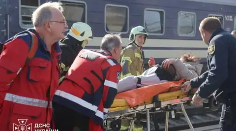 Russian drone strike on Dnipro railway station kills at least 13 in Ukraine