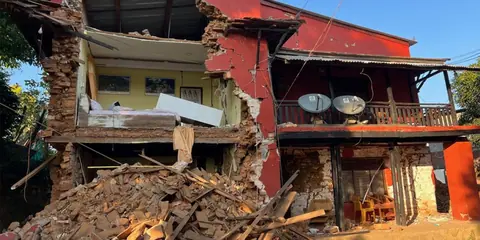 Nearly three years after earthquake, victims still mark Dasain in huts