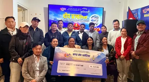 भोटेकोशी बाढी पीडितका लागि स्वदेशी तथा विदेशी संस्थाको आर्थिक सहयोग