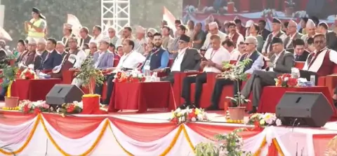 महाधिवेशन उद्घाटनमा प्रचण्ड र लामिछाने, ओली र देउवा अनुपस्थित