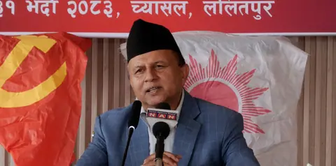 एमाले महासचिव पोखरेल र सचिव बस्नेतको सरकारमाथि आलोचना