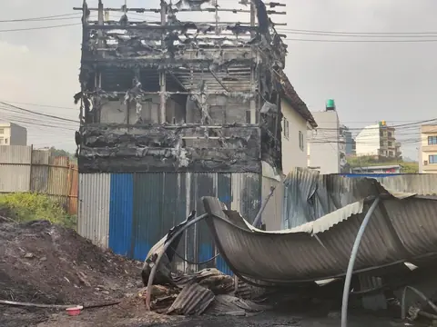 भक्तपुरको सूर्यविनायकमा कवाडी गोदाममा आगलागी, करिब ५० लाख रुपैयाँ क्षति
