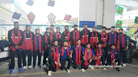 लिग–२ मा छैटौं स्थान हासिल गरेर नेपाली क्रिकेट टोली स्वदेश फर्कियो