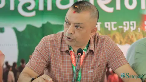बाढी उद्धारमा जुट्न कांग्रेस सभापति थापाको आग्रह, सरकारको ध्यानाकर्षण